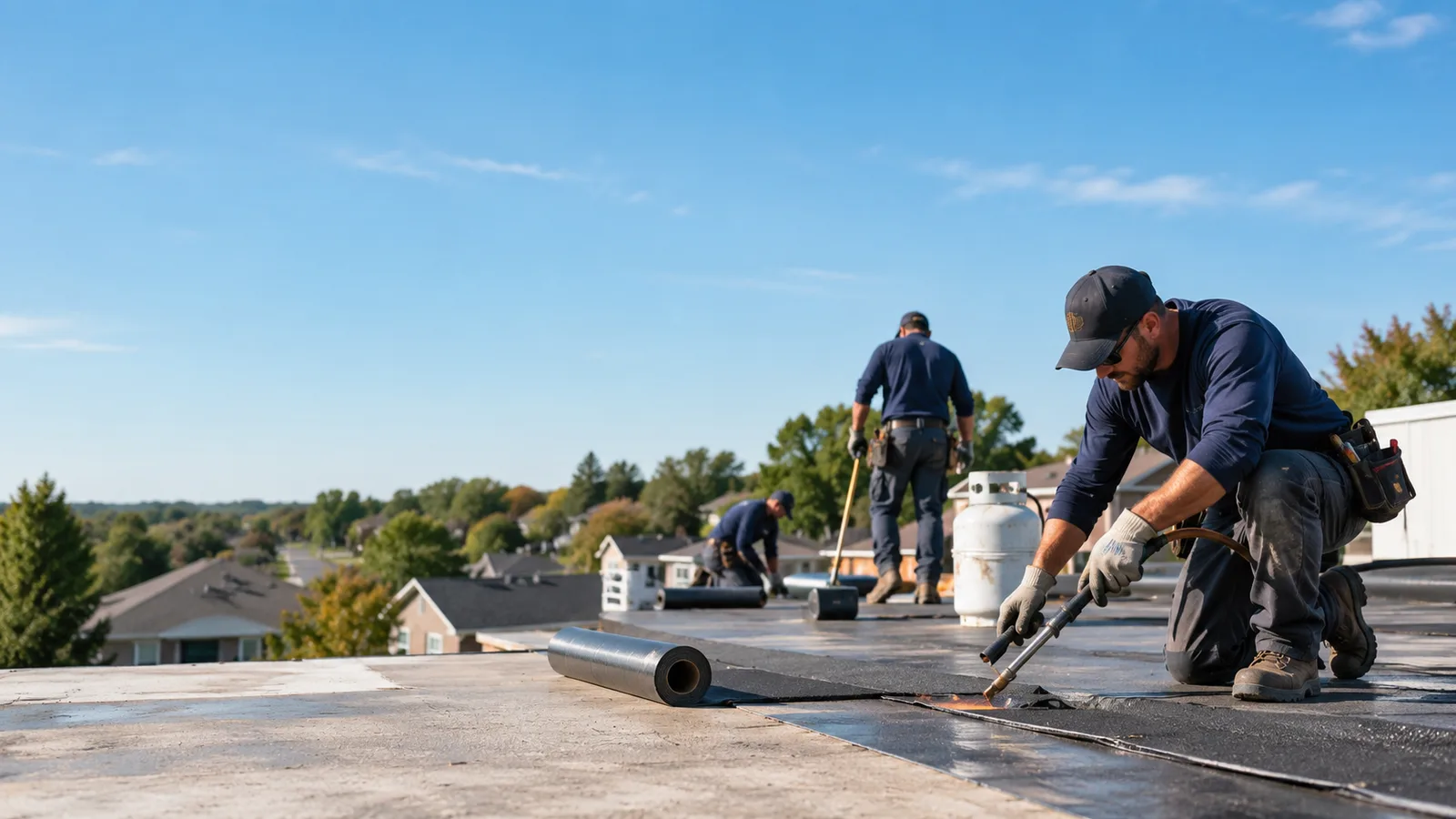 Flat Roof Leak Repair providers in Flora, IN
